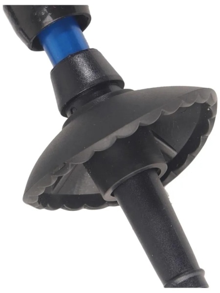 Палки для скандинавской ходьбы Ergoforce Nordic E-0673, 2-х секционные, алюм., 110 - 140 см, синий