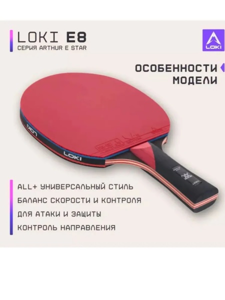 Ракетка для настольного тенниса Loki CM79 E8 Wang Hao 8*