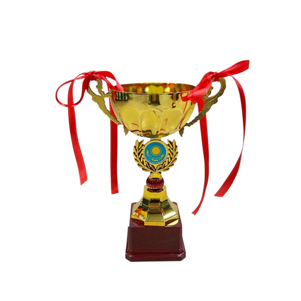 Кубок JP020, металл/пластик, золотой