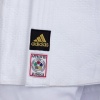 Кимоно для дзюдо Adidas 5523, белый/желтый, разм. 140 см