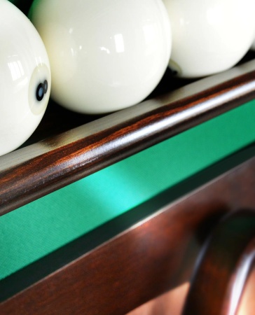 Полочка для бильярдных шаров StartBilliards П-2, сосна, корич./зелен.