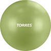 Фитбол Torres AL122165MT, 65 см, гладкий, с насосом, оливковый