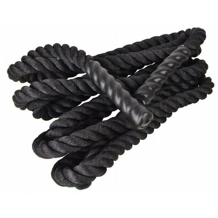 Канат для кроссфита, 9 м, диам. 50 мм, нейлон, черный