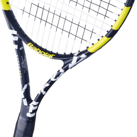 Ракетка для большого тенниса Babolat Evoke 102 str 121222-142, графит, черный/желтый