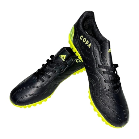 Сороконожки Adidas Copa, черный/салатовый