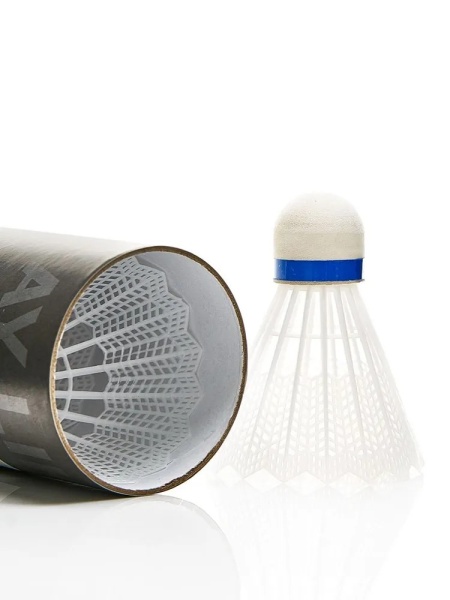 Воланы для бадминтона Torres 80 BD23107, ПВХ, упак. 6 шт., сред.скор., белый