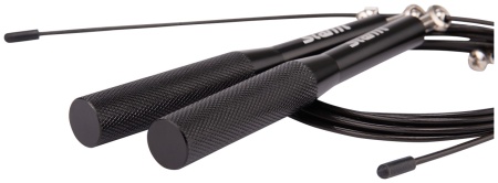 Скакалка StarFit RP-301, длина 3 м, скоростная, с метал. ручками, черный