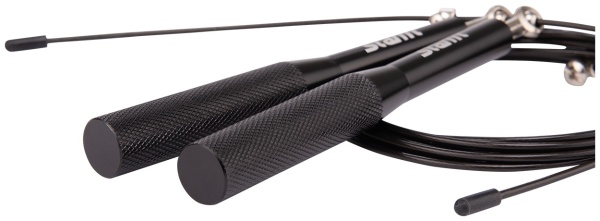 Скакалка StarFit RP-301, длина 3 м, скоростная, с метал. ручками, черный