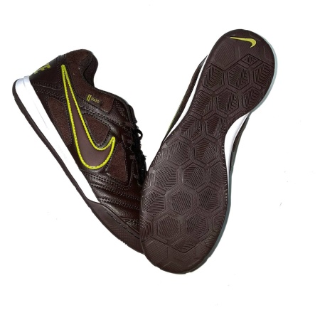Футзалки Nike Gato, коричневый/зеленый