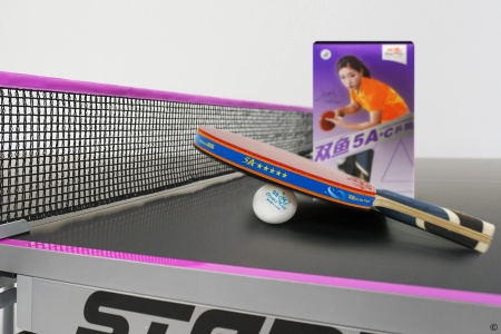 Набор для настольного тенниса Double Fish 5A+C, ITTF Appr, 1 ракетка, 2 шарика