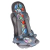 Автомобильное детское кресло "Автобеби", бескаркасное, от 9 до 36 кг, от 1 до 12 лет, серый/черный