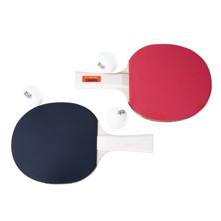 Набор для настольного тенниса Torres Control 10, TT0010, 2 ракетки, 3 шарика, сетка, сумка