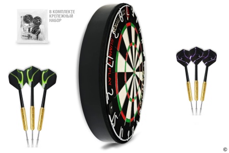 Дартс Sniper Summit Play Competition SSP-18CSP, диам. 18", дротики 6 шт.