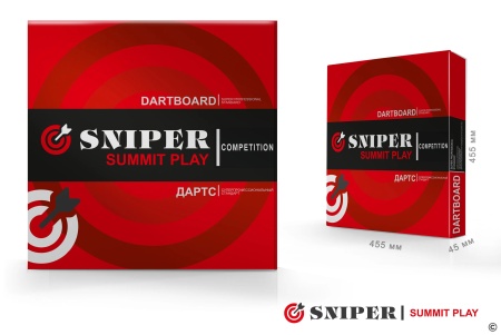 Дартс Sniper Summit Play Competition SSP-18CSP, диам. 18", дротики 6 шт.