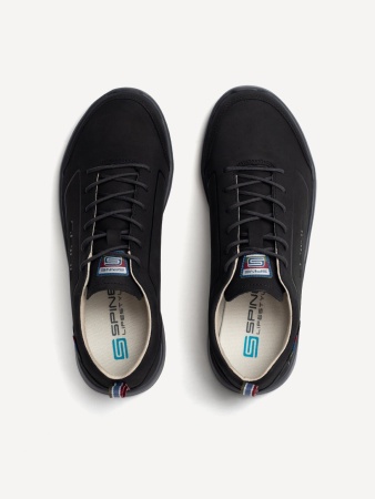 Полуботинки Spine Lagom 602-99-99, нубук, черный