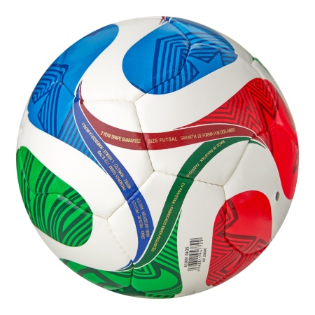 Мяч футзальный Adidas WC26 Trionda Training Sala, JD8048, р.4, 18п, ПУ, ручная сш, мультиколор